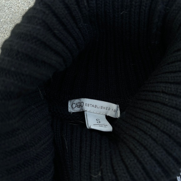 CATO Black and white tassel sweater - Picture 3 of 4